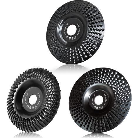 Disque Bois Meuleuse 125mm, 3 Pièces Disques de Meulage pour Façonner, Meuler et couper. Roues pour Meuleuse d'angle (1/5)