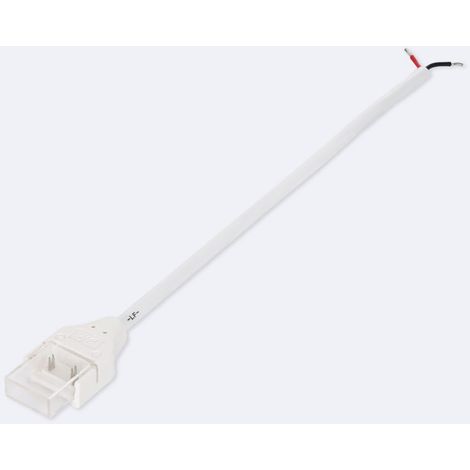 Conector Hipopótamo con Cable para Tira LED Autorectificada 220V AC SMD Silicone FLEX Ancho 12 mm 12 mm