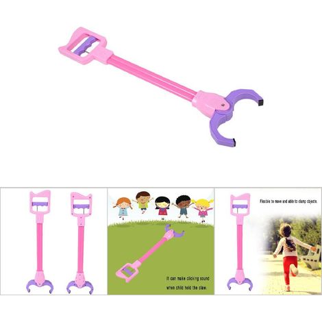 Pince de Prélèvement Intelligente pour Enfants, Jouet Attrapeur en Forme de Griffe Rose (1/5)