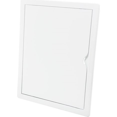 Copertura di ispezione rettangolare incassabile bianca in ABS con meccanismo di apertura push-pull adatta per cartongesso 21,5x2