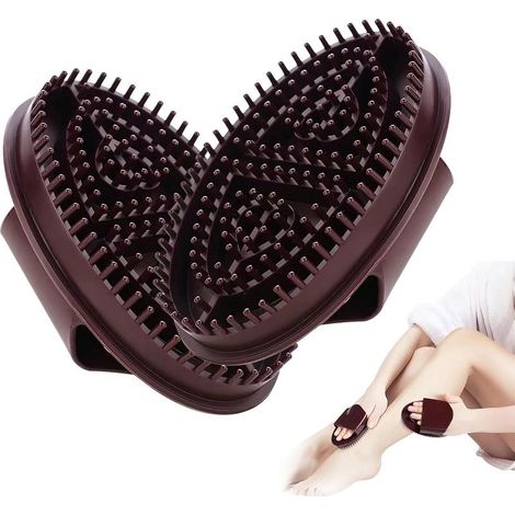 2-piece meridian brush set, professional meridian brush, safe material, easy to clean, suitable for meridian massage, weight loss and body shaping (1/5)