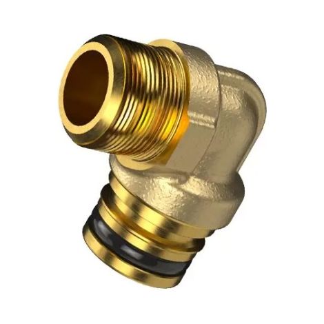 RACCORDO CURVO 90  ° FILETTATO MASCHIO ATTACCO FASTEC - MASCHIO 1/2 - ATTACCO FASTEC  - TEC