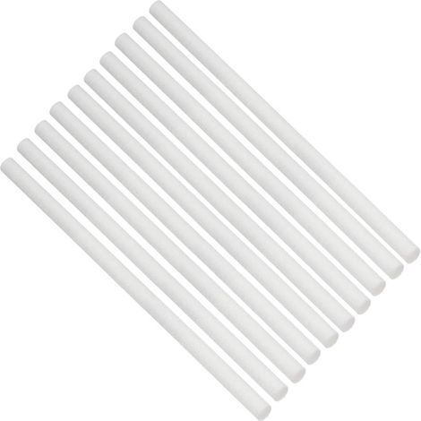 Baumwollfilterdochte mit 10 mm Kern, gleichmäßige Porenverteilung, weiße Baumwoll-Luftbefeuchterfilterstäbchen, 6/10 Stück (10 Stück) (1/5)