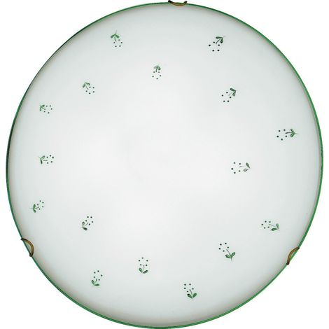 Kolarz NONNA Plafonnier décoratif en verre à 2 lumières, laiton antique (1/3)
