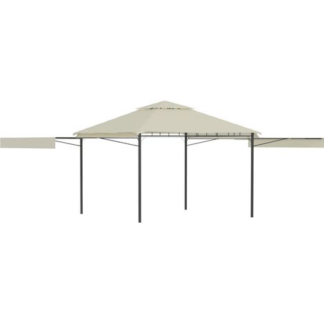 Pavillon mit Doppelt Erweiterten Dächern 3x3x2,75 cm 180 g/m²