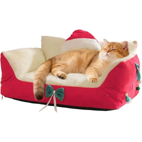 Lit pour Chien - Nid d'hiver Lavable Et Antidérapant pour Animaux - Nid (1/5)