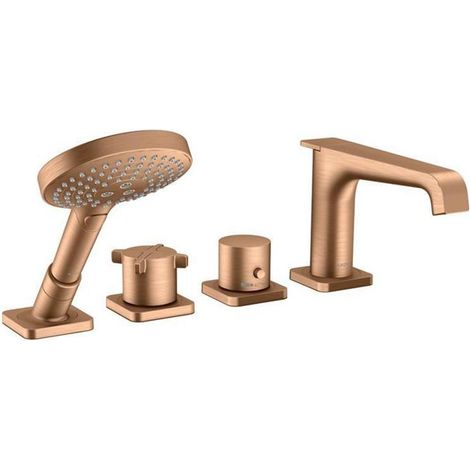 hansgrohe AXOR Citterio E 4-Loch Wannenrandarmatur mit (1/4)