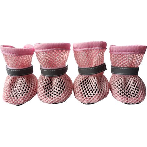 Chaussures Pour Chien - Chaussures Respirantes En Maille - Semelle Antidérapante Pour Protection Des Pattes - Pour Chiens Moyens Et Petits - Taille XL (1/5)