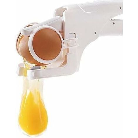 GABRIELLE Oeufs Casse-œufs sans échardes, gadget cadeau pour cuisine, jaune d'œuf, séparateur de protéines en blanc, outil de cuisine (1/5)