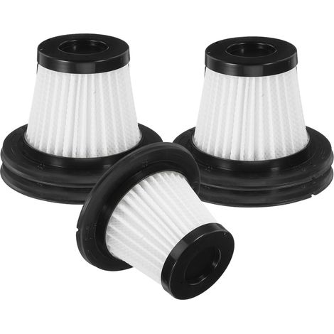 Lot de 5 filtres pour aspirateur, réutilisables et lavables, filtres de rechange pour aspirateur à main et aspirateur de voiture sans fil, design pliable pour poussières fines et saletés (1/5)