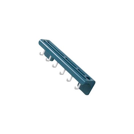 Support mural magnétique pour couteaux sans perçage, rangement cuisine gain de place – Support ustensiles design, 4 couleurs (Bleu)– (1/5)
