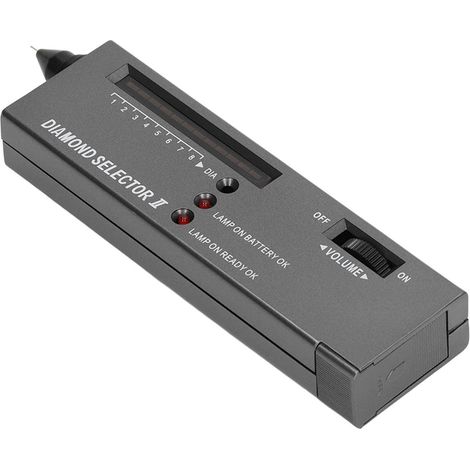 Stylo Testeur Diamant Professionnel Haute Précision avec Loupe LED 30X pour Bijoux (1/5)