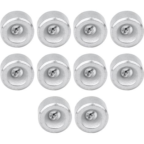 10 poids métalliques à crochet (50 g) – un outil pédagogique d'expérience de physique basé sur le principe du levier. (1/5)