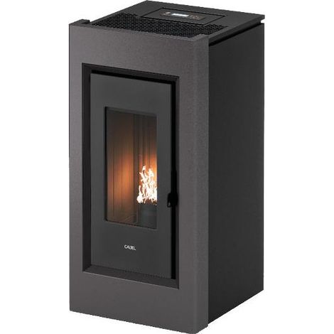 Cadel Prince 11 stufa Libera installazione Pellet Titanio (1/4)