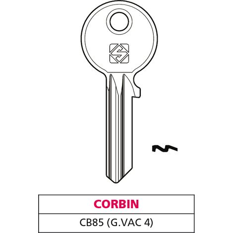 Silca CHIAVE OTTONE CB85 (G. VAC 4) CORBIN 20.00 pz