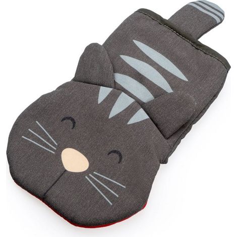 GUANTO DA FORNO GATTO PER CATWOMAN Lungo Spesso Resistente al calore Asciugatore ad aria (1/5)
