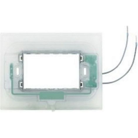 Bticino Cofrel 23591 - Support Lumineux RECTANGULAIRE 3 Modules à VIS