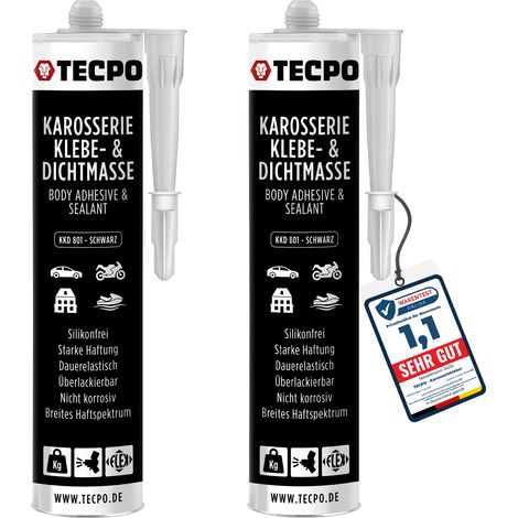 TECPO Karosseriekleber 2x370g Karosserie Kleber und Dichtmasse Klebstoff Dichtmittel silikonfrei dauerelastisch überlackierbar (1/5)