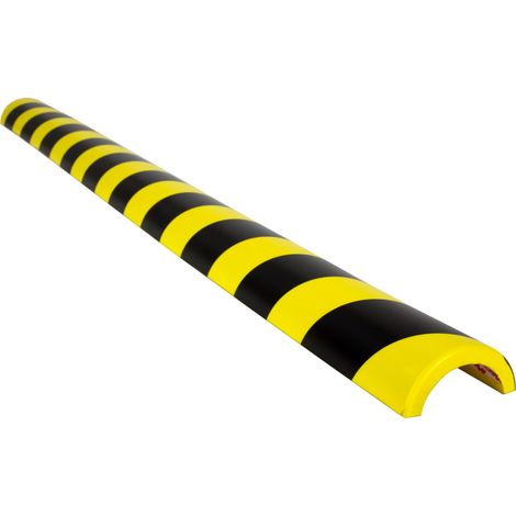 Amortisseur de chocs 1m - Demi-cercle pour tube Ø50mm - Jaune/Noir - 8002145 (1/5)