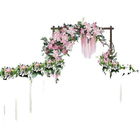Jarrón de acrílico para flores, 60 cm de alto, carga máxima de 3 kg, paquete de 10 unidades, diámetro del tallo sólido de 1,8 cm, versátil para eventos. (1/5)