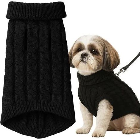 Vêtements pour chien/chat taille L noir Purlov (1/5)