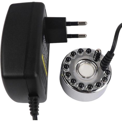 Atomiseur ultrasonique pour bassins, pulvérisateurs et fontaines avec lumières LED (version UE) (1/5)