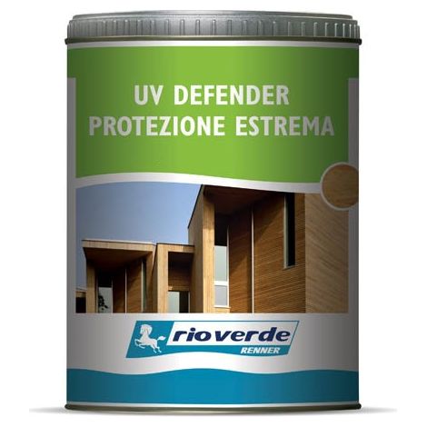 Finitura all'acqua alta resistenza UV DEFENDER 750 ml. RQ1370 NOCE RIO VERDE RENNER (1/4)
