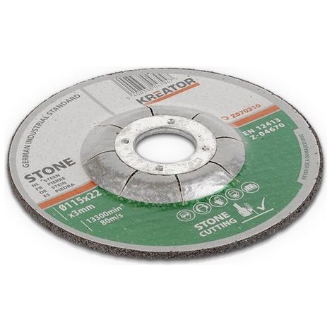 Dischi da taglio - pietra - Ø 115 x 2,5 mm - 6 pezzi Kreator (1/3)