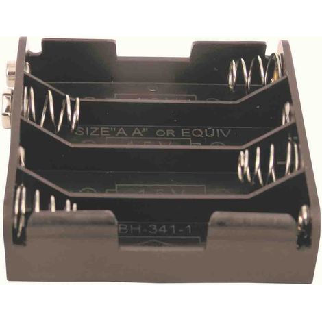 Porte-pile 4 x RS PRO AA, raccordement Montage rapide ( Prix pour 1 )