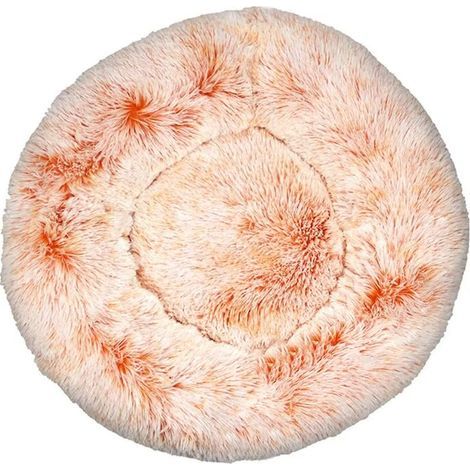 Cama para gatos, cojín suave y lavable para perros y gatos (degradado naranja, 50 cm) (1/5)
