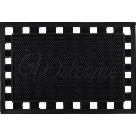 Maiva Welcome Scraper Rubber Studs Doormat, 40x60cm (1/4)