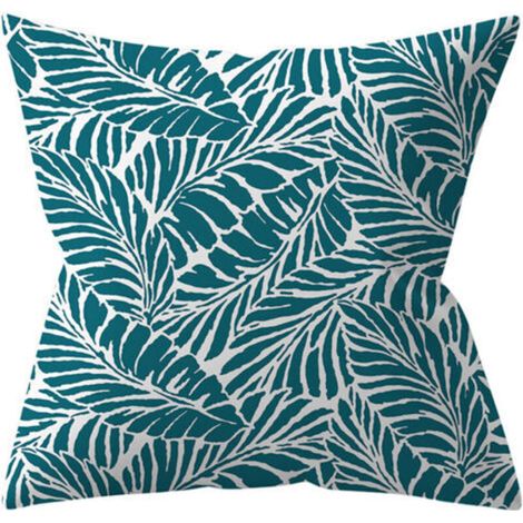 Lot de 4 housses de coussin 45x45cm – 100% polyester imperméable – Lavable en machine – Décoratives pour salon et chambre (1/5)