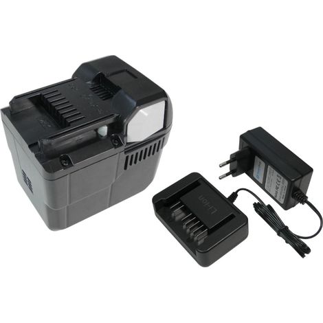 Trade-Shop 2in1 Set: Li-Ion Akku 36V / 3000mAh + Ladegerät Netzteil für Hitachi BSL 3620 BSL 3626 BSL 3626X BSL 3630 RP3608DB (1/3)