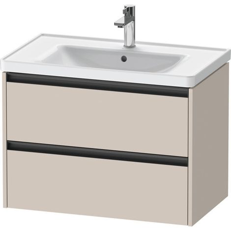 Duravit Ketho.2 Waschtischunterbau wandhängend, 2 Schubkästen, (1/2)