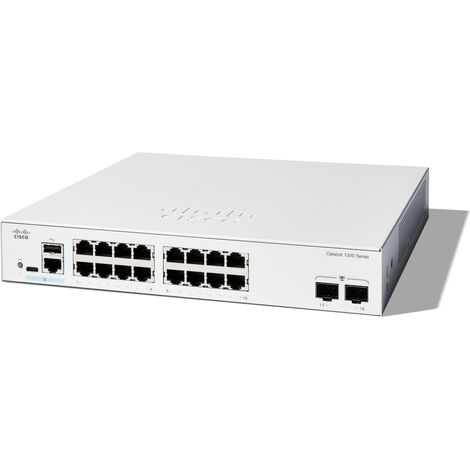Cisco C1200-16T-2G switch di rete Gestito L2/L3 Gigabit Ethernet (10/100/1000) Bianco (1/2)