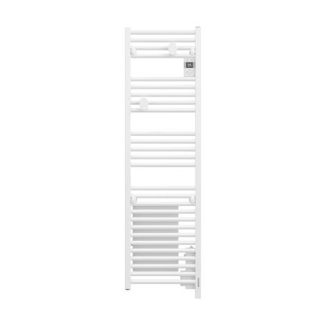 Atlantic – Sèche-serviettes électrique connecté 500W blanc brillant étroit – Corps de chauffe à inertie fluide – Wi-Fi intégré – 851329