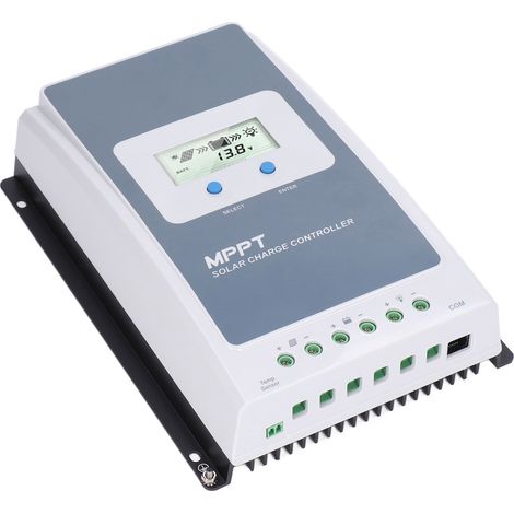 MPPT 40A 12V/24V Solarladeregler mit MT50 Fernbedienung und Temperaturfühler (1/5)
