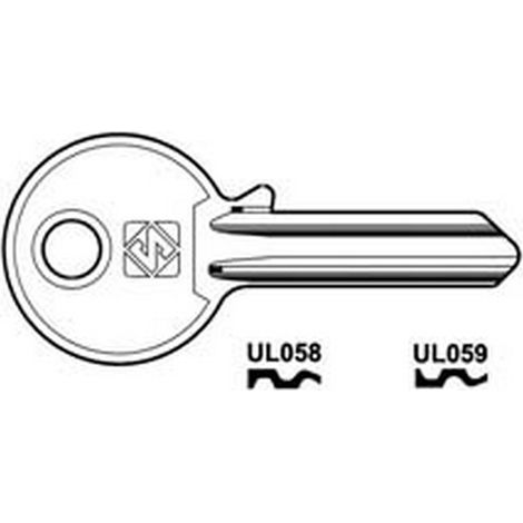100PZ CHIAVI PER CILINDRI UNIVERSAL 5 SPINE PICCOLE IN ACC. NICH. - UL058 DX
