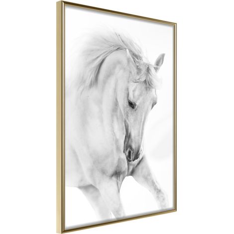 Affiche Murale Encadrée "Beauty in Motion" 30 x 42 cm Or