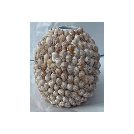 Vaso marrone in bambù naturale Light & Living Shell (1/2)