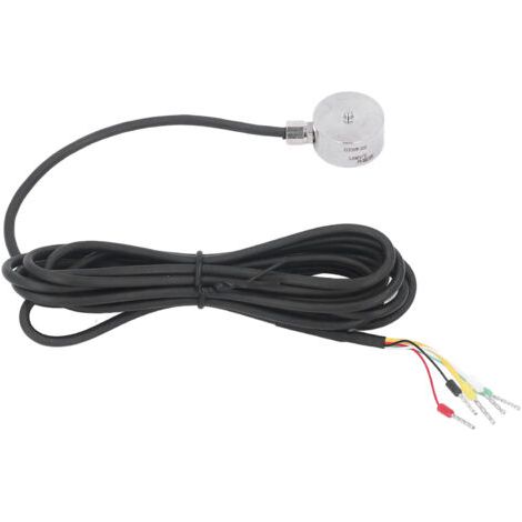 Capteur de pesée miniature à bouton de 20 mm de diamètre, capteur de poids miniature en acier inoxydable avec degré de protection IP65, gamme de mesure de 100 kg (fonctionnant en traction et en compre