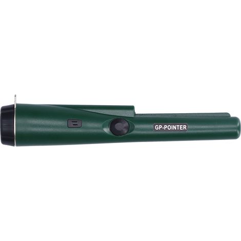 Détecteur de métaux professionnel portable et étanche avec lumière LED vert militaire (1/5)