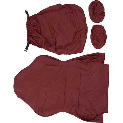 Housse de chaise gaming élastique en PU, imperméable, résistante aux rayures et aux griffures de chat, coloris bordeaux, idéale pour les bureaux et les cybercafés. (1/5)