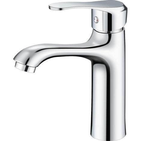 ZOLGINAH Robinet Salle Bain,Robinet Lavabo En Laiton,Robinet Salle De Bain Mitigeur Monocommande Pour Lavabo D'eau Froide Et Chaude Avec Tuyau Flexible Robinet (1/5)