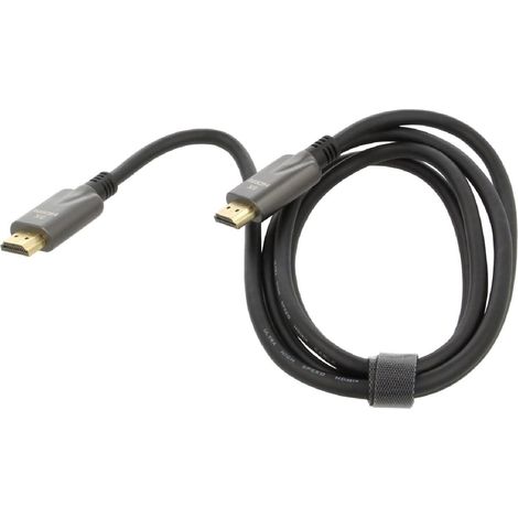 Cable HDCP 2.2 HDMI 2.1 male des deux cotes 1.5m noir