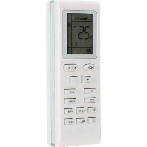 Robuste, weiße ABS-Fernbedienung für Klimaanlagen, Zubehör für Sanyo-Klimaanlagen (Batterien nicht enthalten). (1/5)