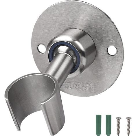 Support de douche en acier inoxydable, le support de douche est durable et peut être ajusté à volonté, pour 22,5 mm-2 pièces (1/5)