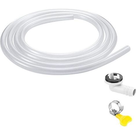 Tuyau flexible de 12 mm, longueur 1,8 m (6 pieds) — Tuyau d'évacuation des condensats pour climatiseur (Tuyau flexible pour climatiseurs split-system et machines à laver) (1/5)
