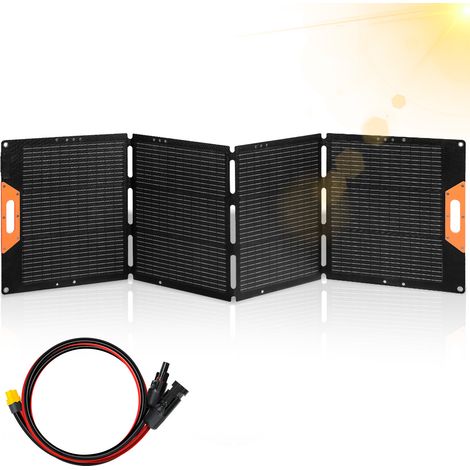 SWANEW Kit pannello solare da esterno monocristallino pieghevole portatile 200W (1/5)