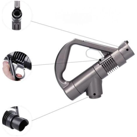 Poignée de remplacement pour aspirateurs Dyson DC19 DC23 DC26 DC29 DC32 DC36 DC37 (gris/titane)